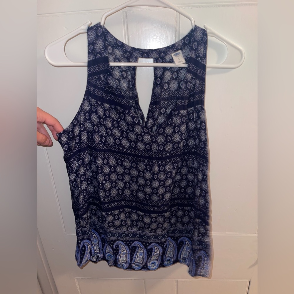 Old Navy Paisley Blouse